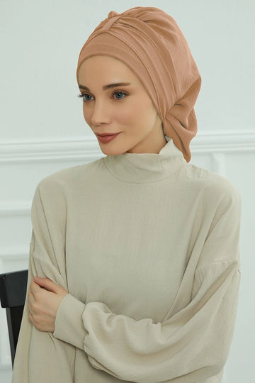 غطاء رأس للحجاب الإسلامي المحتشم، عباية تحتية، حجاب للنساء، عبايات إسلامية، جيرسي، لف فوري للنساء