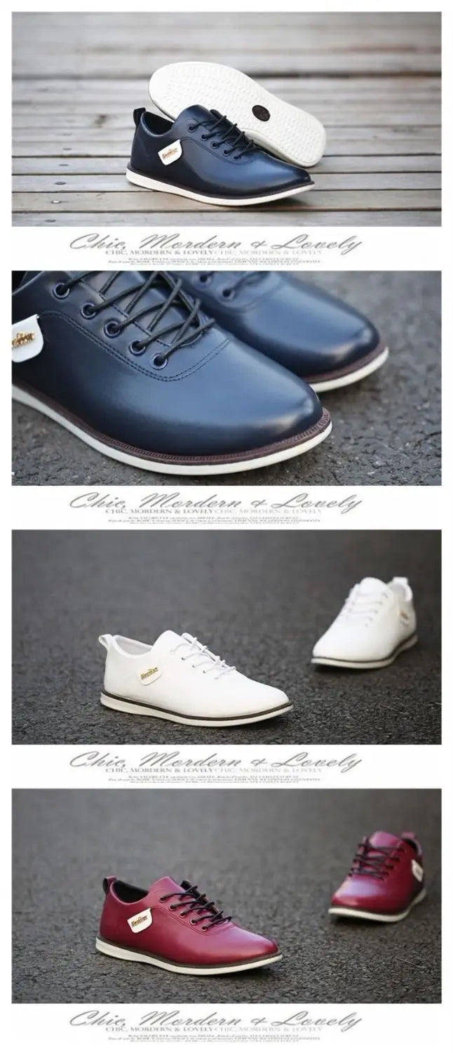 Men Shoes Business Casual Shoes for Male PU Leather Shoes 2019 Sneakers Men Fashion Loafers Walking Footwear Zapatos De Hombre