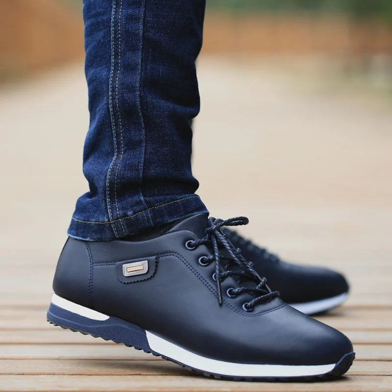 Men Shoes Business Casual Shoes for Male PU Leather Shoes 2019 Sneakers Men Fashion Loafers Walking Footwear Zapatos De Hombre