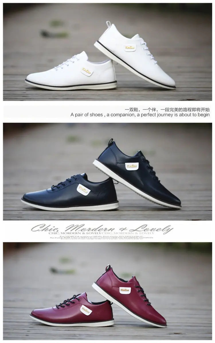 Men Shoes Business Casual Shoes for Male PU Leather Shoes 2019 Sneakers Men Fashion Loafers Walking Footwear Zapatos De Hombre