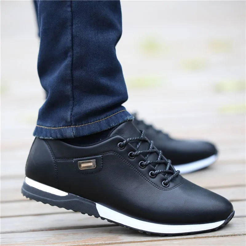 Men Shoes Business Casual Shoes for Male PU Leather Shoes 2019 Sneakers Men Fashion Loafers Walking Footwear Zapatos De Hombre