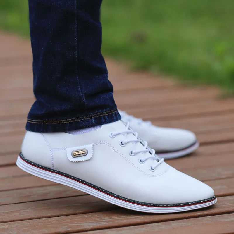 Men Shoes Business Casual Shoes for Male PU Leather Shoes 2019 Sneakers Men Fashion Loafers Walking Footwear Zapatos De Hombre