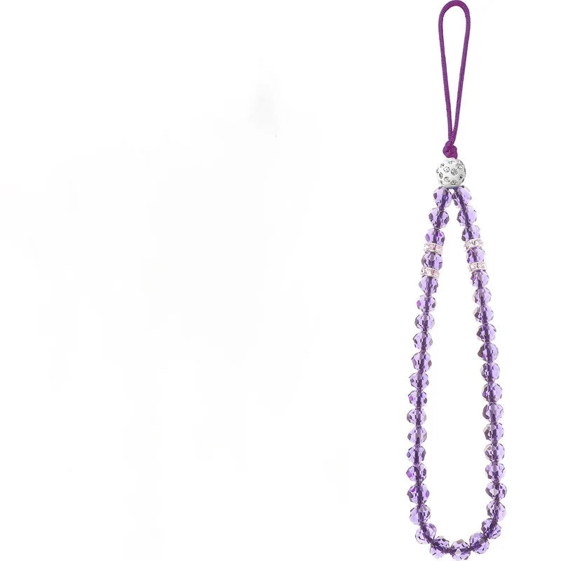 Creative Crystal Bowknot Pearl Beaded Mobile Phone Straps for Women Phone Case Key Chain Bag Pendant Decoration Accessories