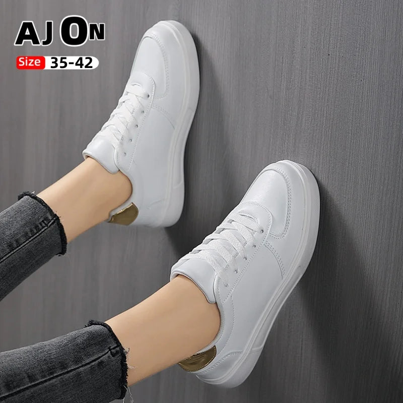 Women's shoes 2025 new trend Joker breathable small white shoes ladies shoes sports casual shoes low-cut shoes 35-42