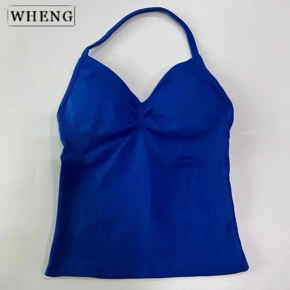 Women's Yoga Clothes  Sports Bras  Sexy Seamless Sportswear  Backless Sportswear  A Must for Training and Sports