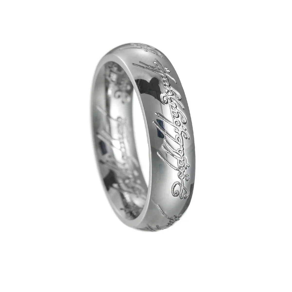 European and American Popular Stainless Steel Lord of The Rings Men's and Women's Non Fading Titanium Steel Trendy Jewelry