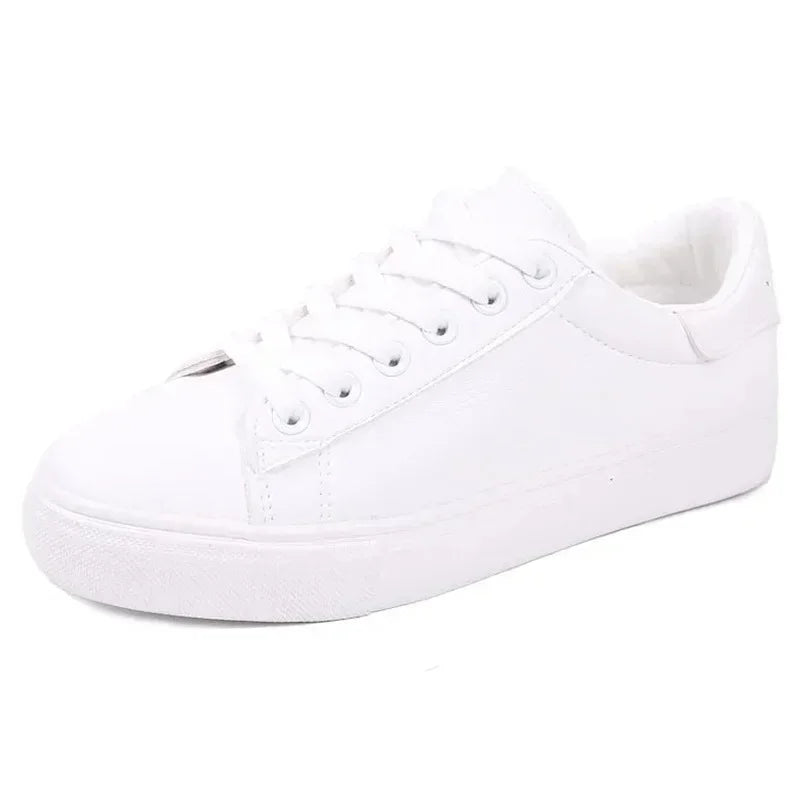 Women's Vulcanize Shoes White Shoe Women Running Spring Autumn Fashion Breathable Lace-Up Casual Sneakers Zapatos De Mujer