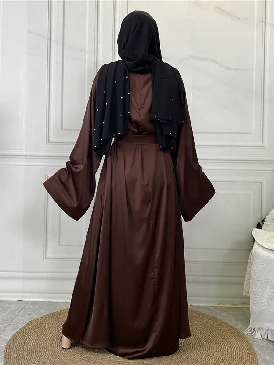 عباية محتشمة رمضان مسلم دي مود ماكسي روب تركيا قفطان ملابس إسلامية مسلمة للنساء حجاب فستان قفطان فساتين