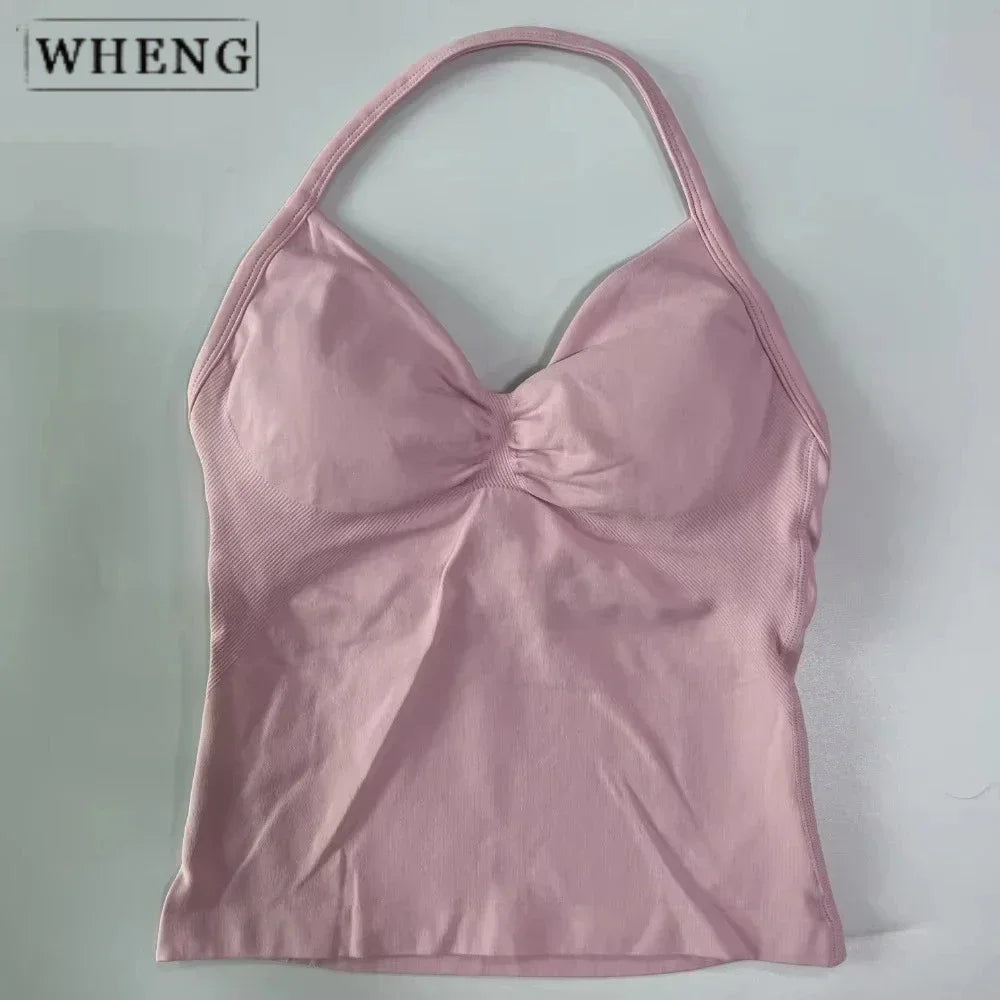 Women's Yoga Clothes  Sports Bras  Sexy Seamless Sportswear  Backless Sportswear  A Must for Training and Sports