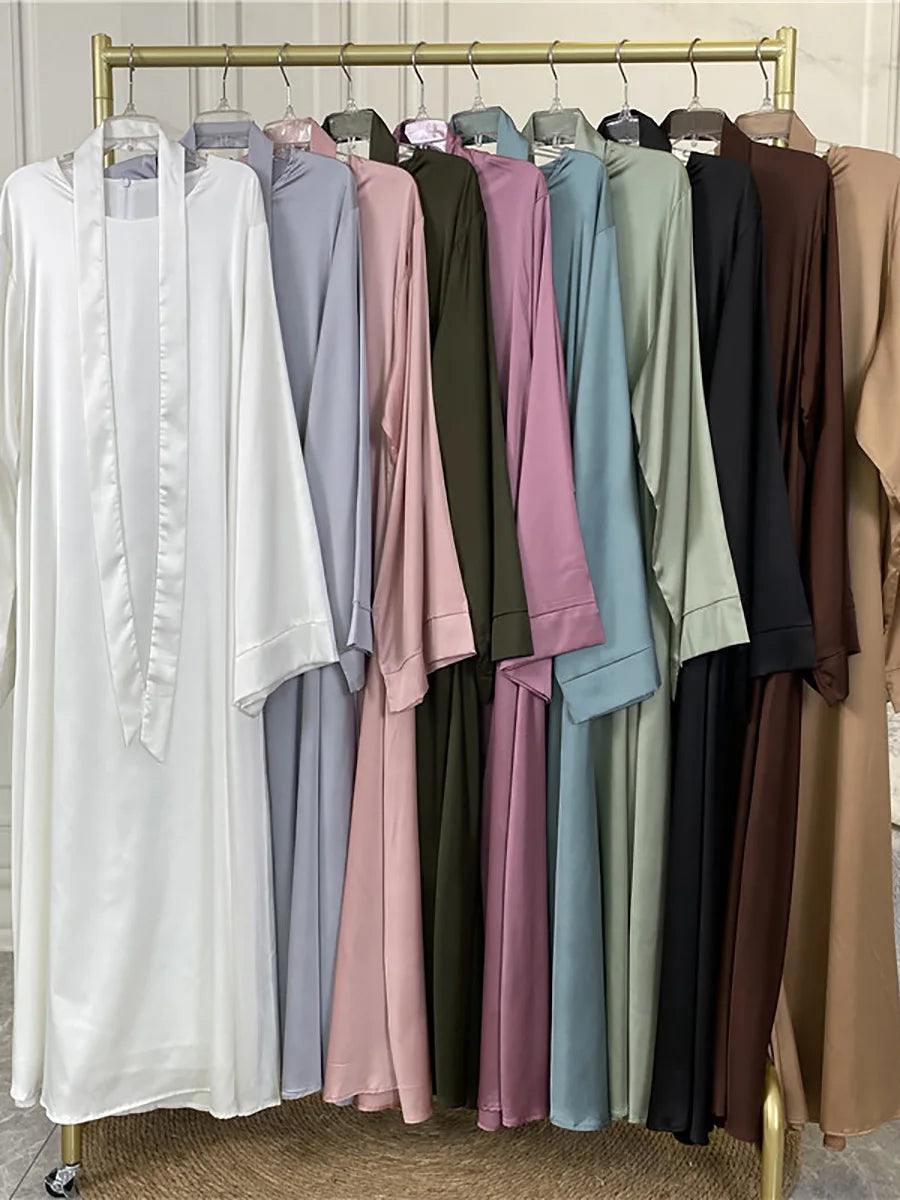 عباية محتشمة رمضان مسلم دي مود ماكسي روب تركيا قفطان ملابس إسلامية مسلمة للنساء حجاب فستان قفطان فساتين