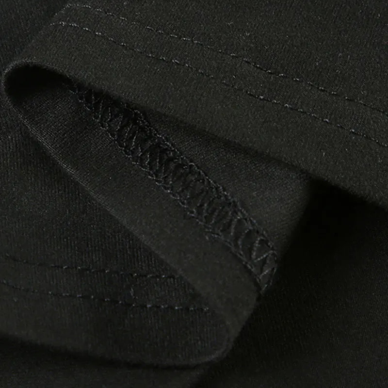 Women's T-shirt New Streetwear Spring Fashion Casual Slim T-shirt Elegant Female Sexy Black Lady Versatile Knitted Tees Clothing