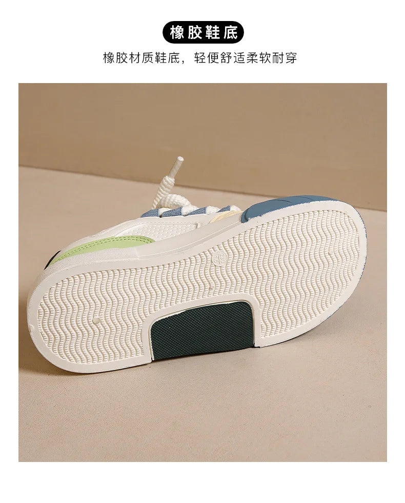 Women's Shoes Versatile Biscuit Shoes Trend Women's Sneaker Comfortable Breathable Non-slip Wear-resistant Casual Sports Shoes