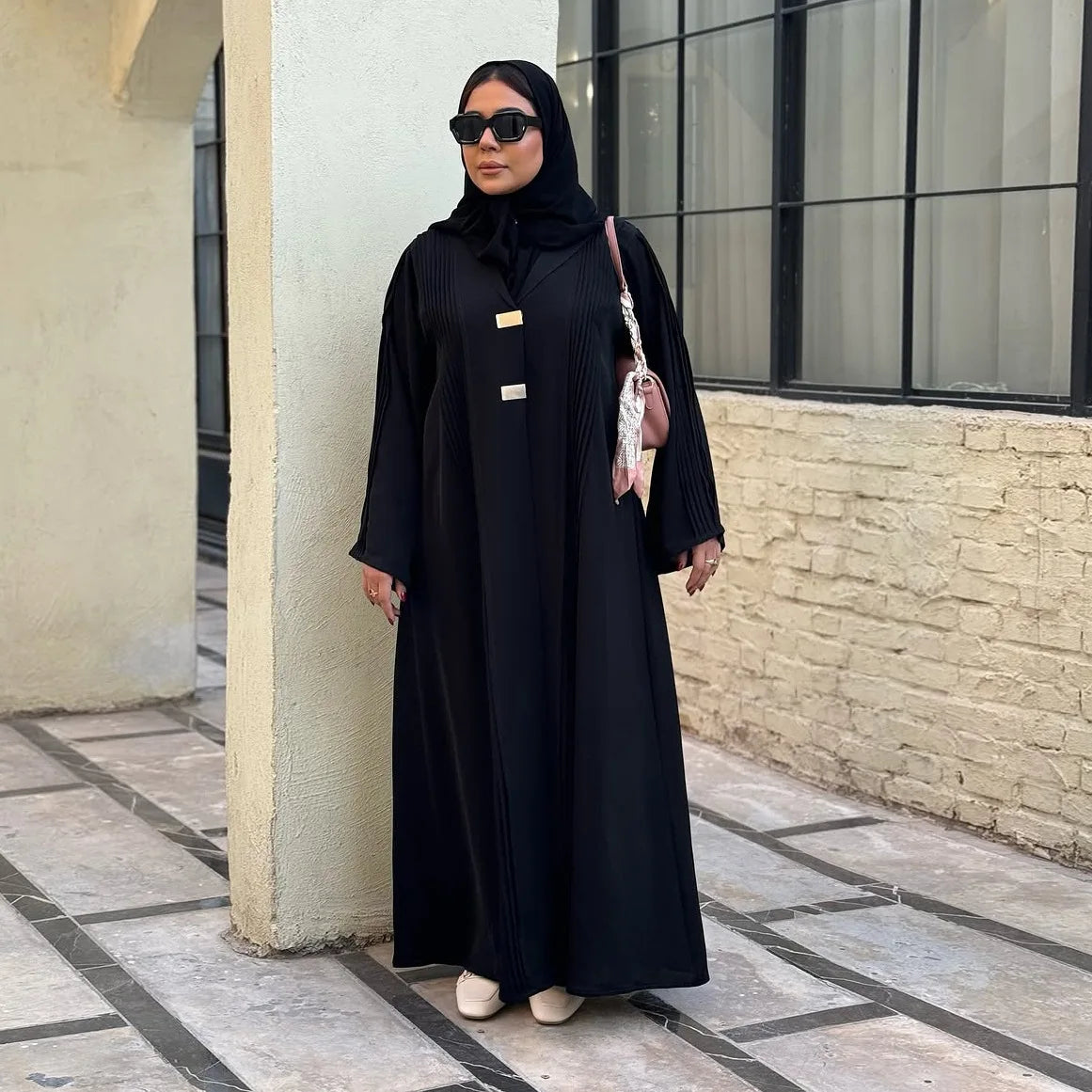 Ramadan Eid Women Abaya Dress Modest Cardigan Party Dresses Lapel Caftan Arab Long Robe Morocco Dubai Kaftan Vestidos Jalabiya