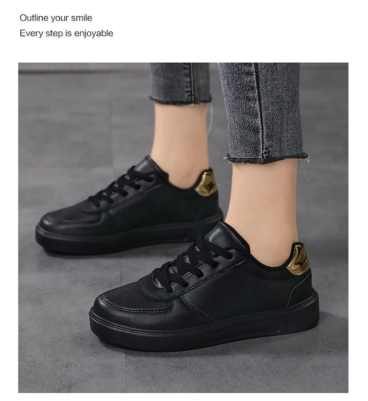 Women's shoes 2025 new trend Joker breathable small white shoes ladies shoes sports casual shoes low-cut shoes 35-42