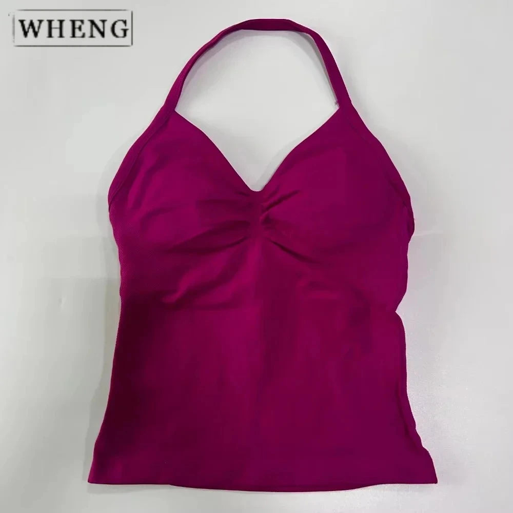 Women's Yoga Clothes  Sports Bras  Sexy Seamless Sportswear  Backless Sportswear  A Must for Training and Sports