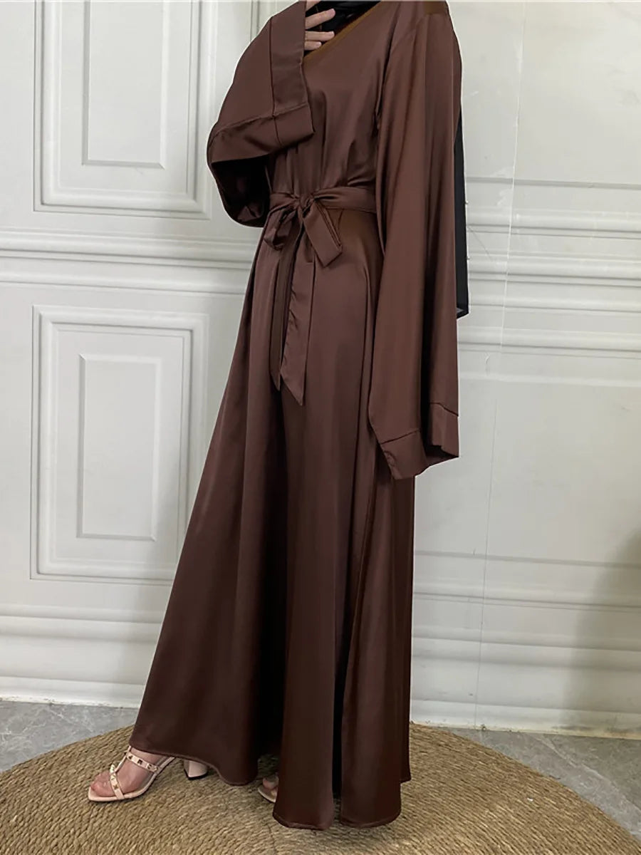 عباية محتشمة رمضان مسلم دي مود ماكسي روب تركيا قفطان ملابس إسلامية مسلمة للنساء حجاب فستان قفطان فساتين