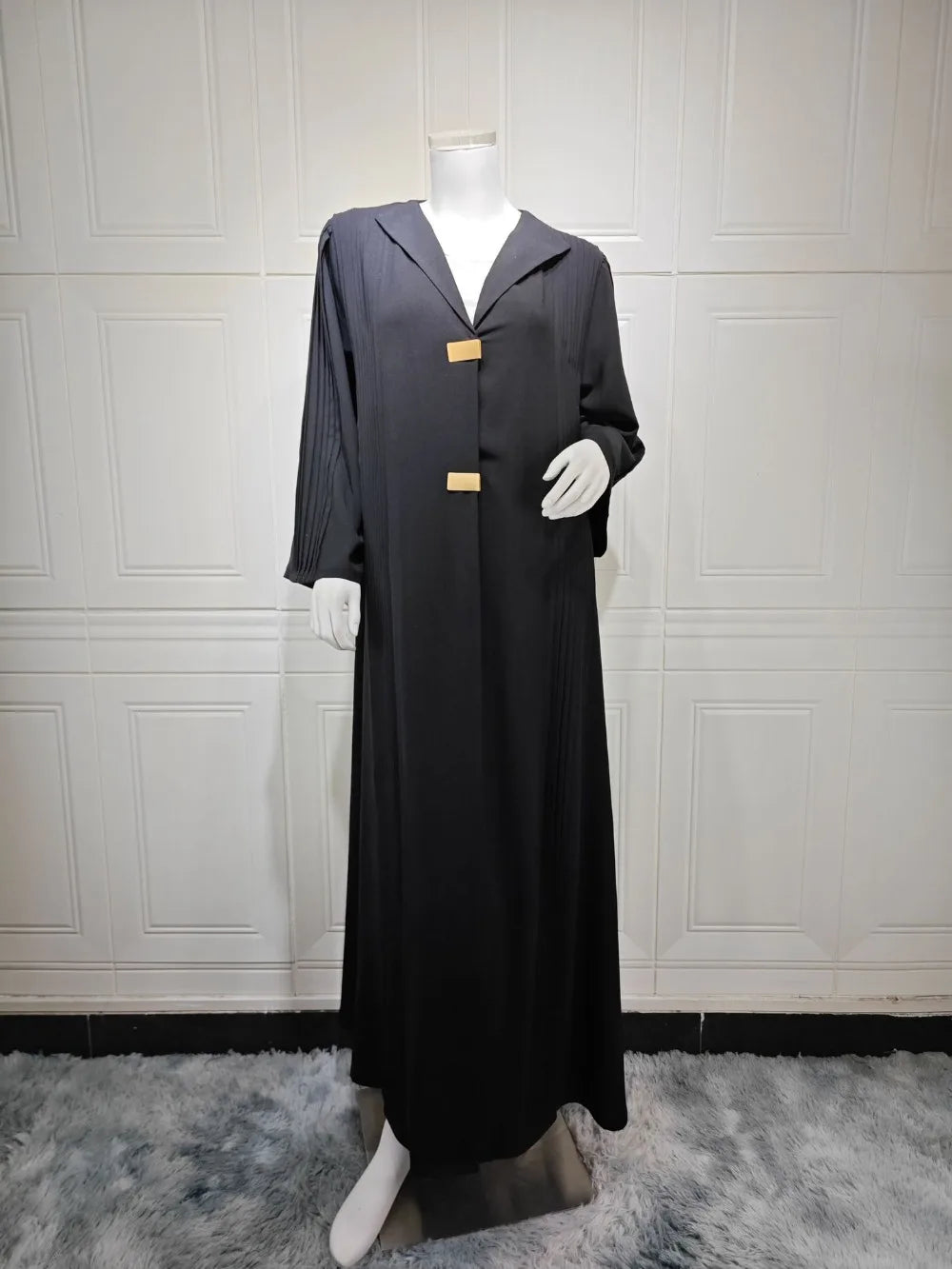 Ramadan Eid Women Abaya Dress Modest Cardigan Party Dresses Lapel Caftan Arab Long Robe Morocco Dubai Kaftan Vestidos Jalabiya