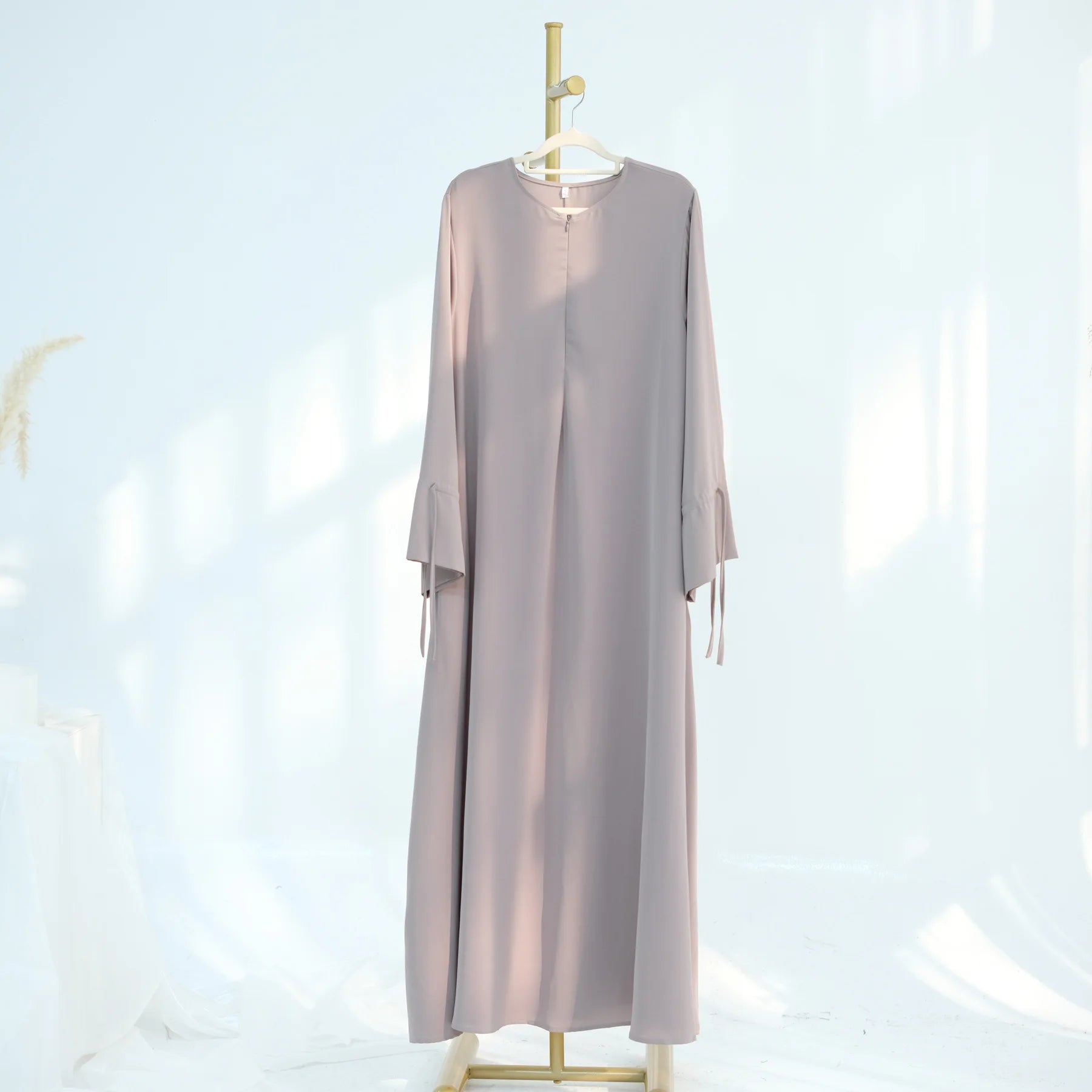 Ramadan Arabic Muslim Women Modest Dress 2025 Elegant Dubai Plain Abaya Islamic Church Clothing Fashion Loose Turkey Solid Robe