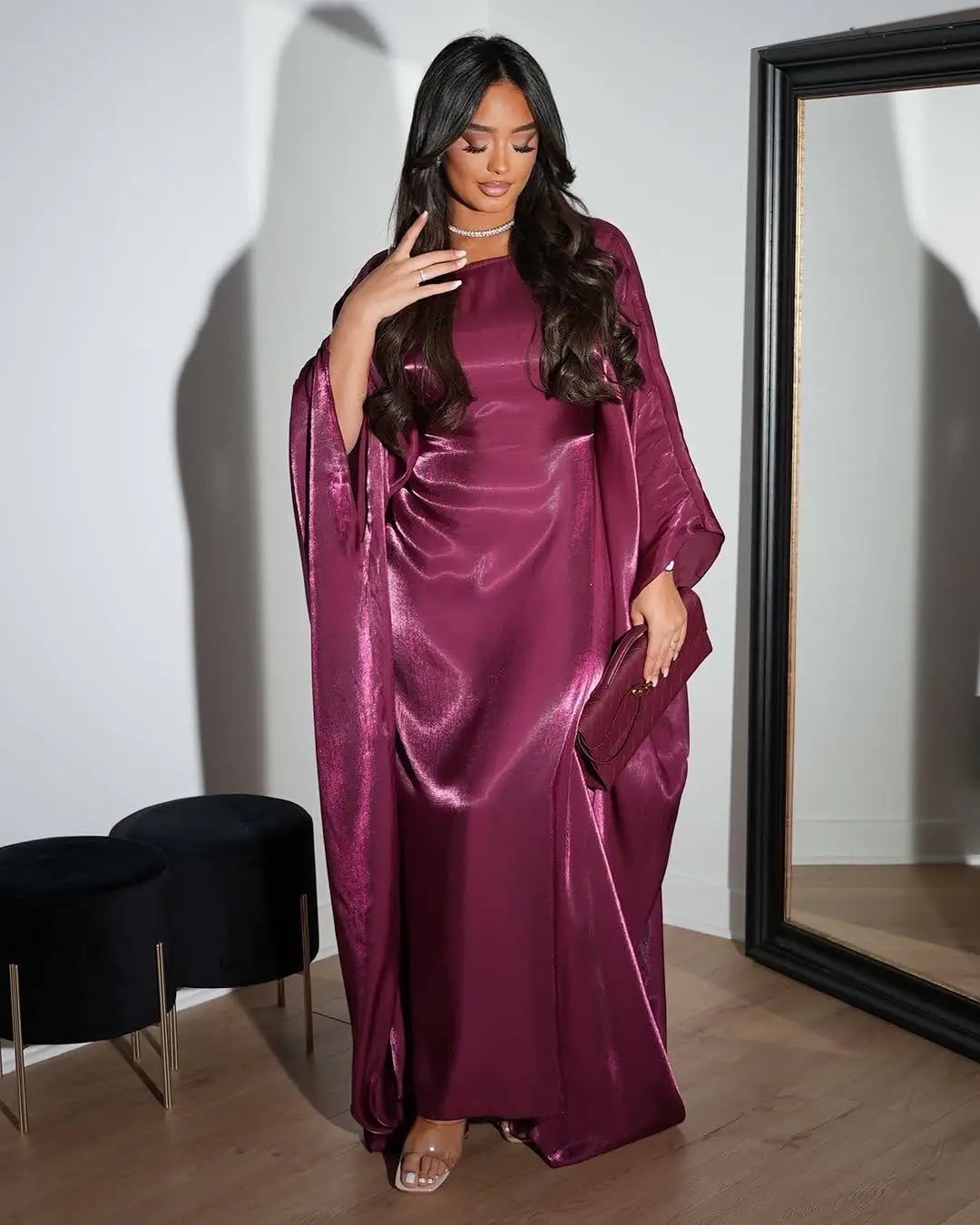 Ramadan Islam Muslim Women Modest Dress Luxury Dubai Abaya Arab Party Clothing Vacation Travel Outfit Fashion Turkey Kaftan 2025