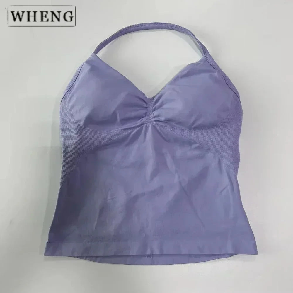 Women's Yoga Clothes  Sports Bras  Sexy Seamless Sportswear  Backless Sportswear  A Must for Training and Sports