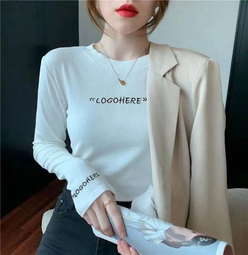 T-shirt Woman Designer Tees New In Cute Slim Emo Elegant Pulovers Cartoon Aesthetic Clothing Comfortable Offe Sale Women's Top