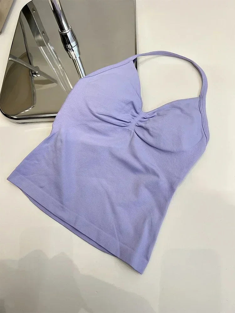 Women's Yoga Clothes  Sports Bras  Sexy Seamless Sportswear  Backless Sportswear  A Must for Training and Sports