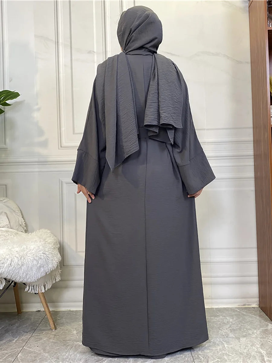 عبايات متواضعة للنساء أطقم إسلامية قفطان تركي ملابس إسلامية فرق رمضانية قفطان مغربي نسائي رداء حجاب