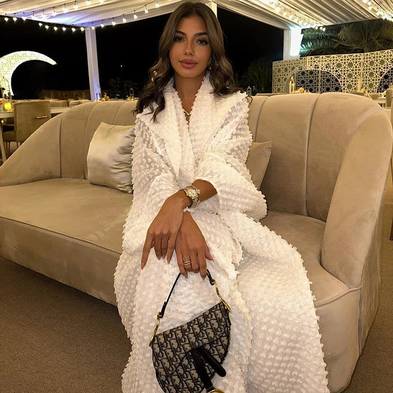 Eid Ramadan Muslim Women Dress Open Abaya Vestidos Abayas Morocco Kaftan Dubai Saudi Arab Cardigan Robe Jalabiya Modest Dresses
