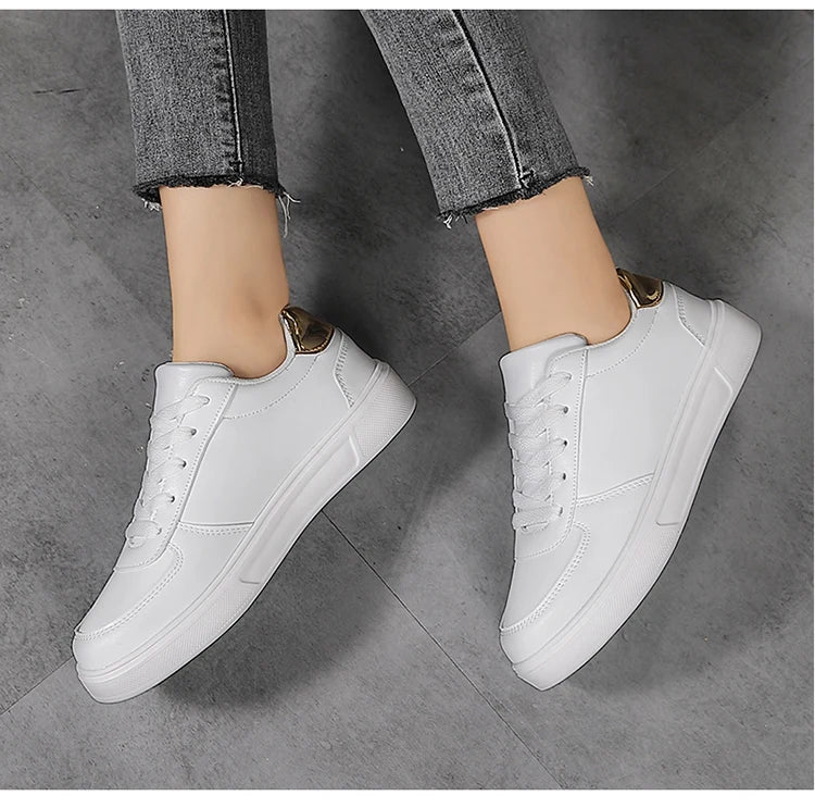 Women's shoes 2025 new trend Joker breathable small white shoes ladies shoes sports casual shoes low-cut shoes 35-42
