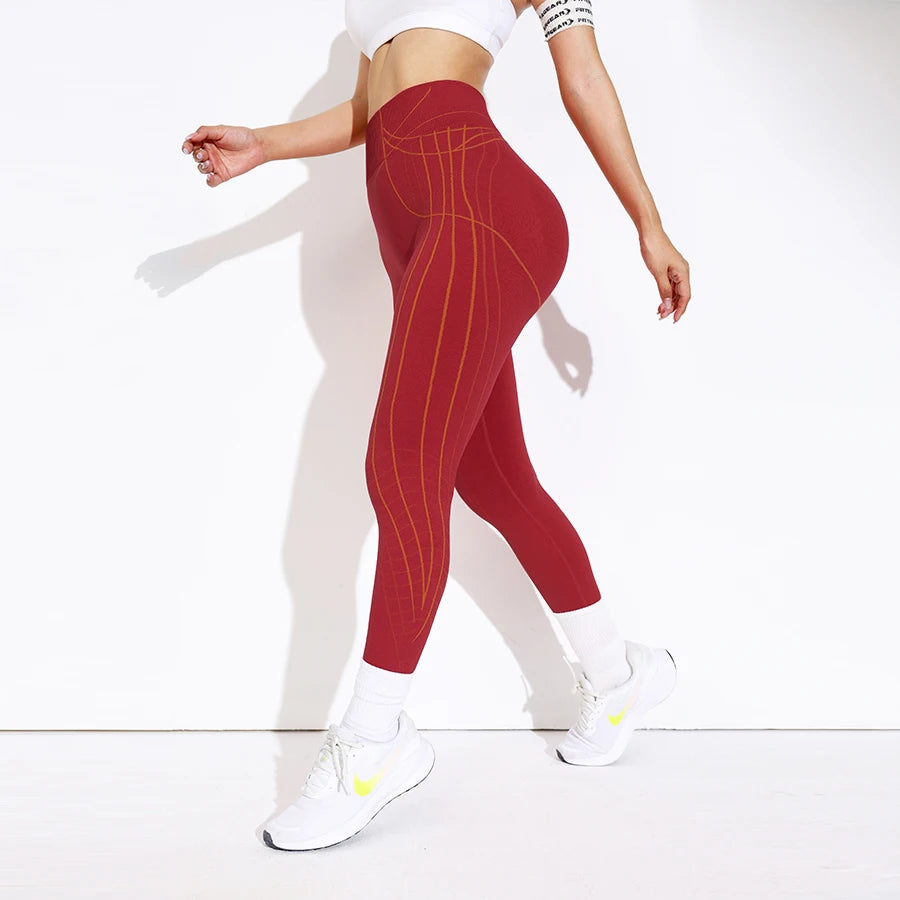 Women Sports Leggings Seamless Sportswear Woman Gym High Waist Activewear Yoga Pants w/Tummy Control Fitness Women's Trousers