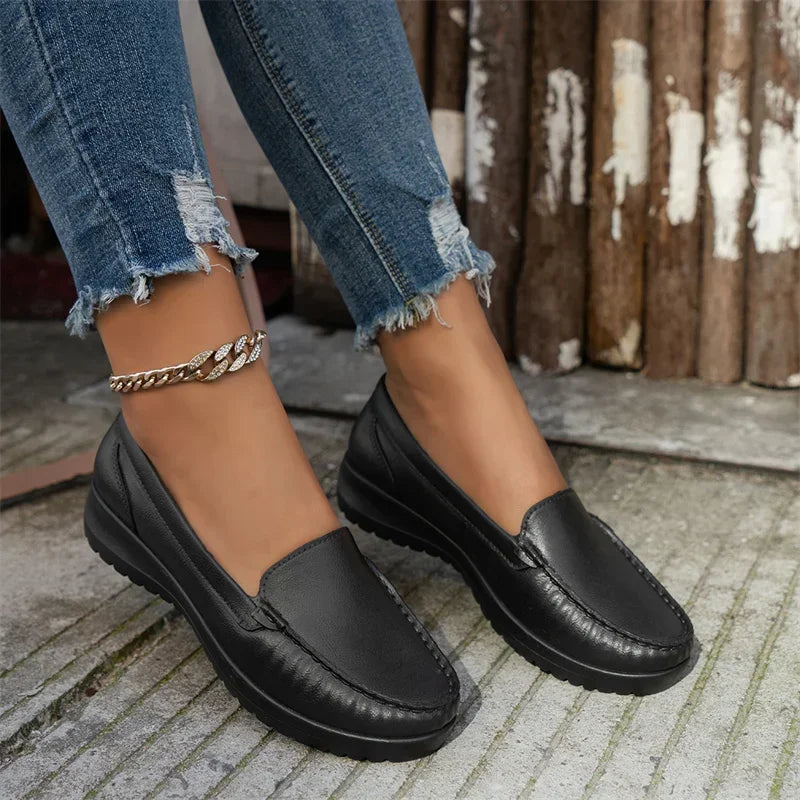 2025 New Summer Style Fashionable Comfortable Thick Wear-resistant and Elegant Bottom One-step Women's Shoes Heightening