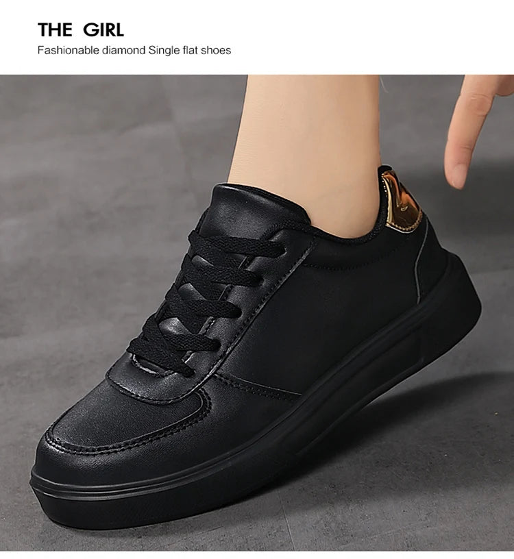 Women's shoes 2025 new trend Joker breathable small white shoes ladies shoes sports casual shoes low-cut shoes 35-42