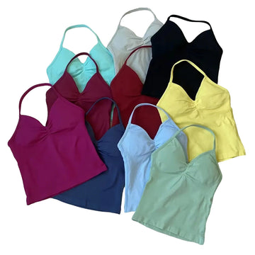Women's Yoga Clothes  Sports Bras  Sexy Seamless Sportswear  Backless Sportswear  A Must for Training and Sports