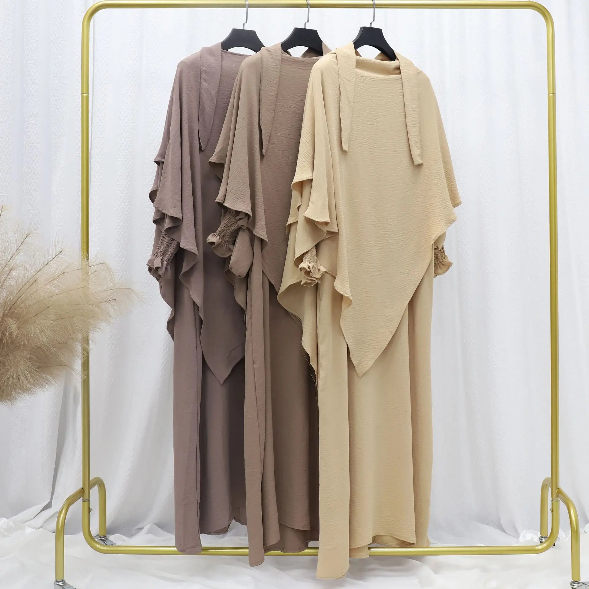 Ramadan Modest Muslim Women Dresses Headscarf Abaya Morocco Kaftan Dubai Turkey Abayas Islam Vestidos Arab Long Robe Jalabiya