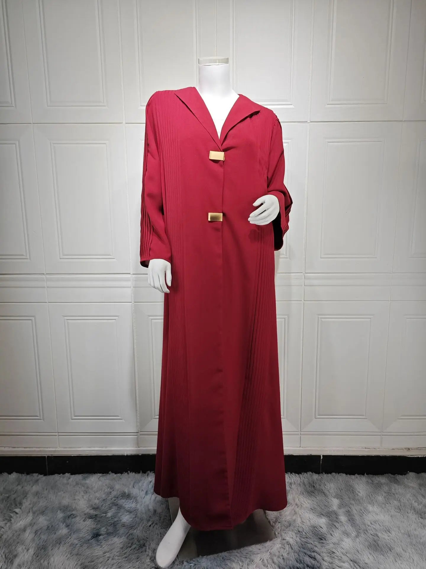 Ramadan Eid Women Abaya Dress Modest Cardigan Party Dresses Lapel Caftan Arab Long Robe Morocco Dubai Kaftan Vestidos Jalabiya