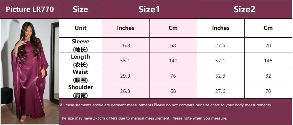 Ramadan Islam Muslim Women Modest Dress Luxury Dubai Abaya Arab Party Clothing Vacation Travel Outfit Fashion Turkey Kaftan 2025