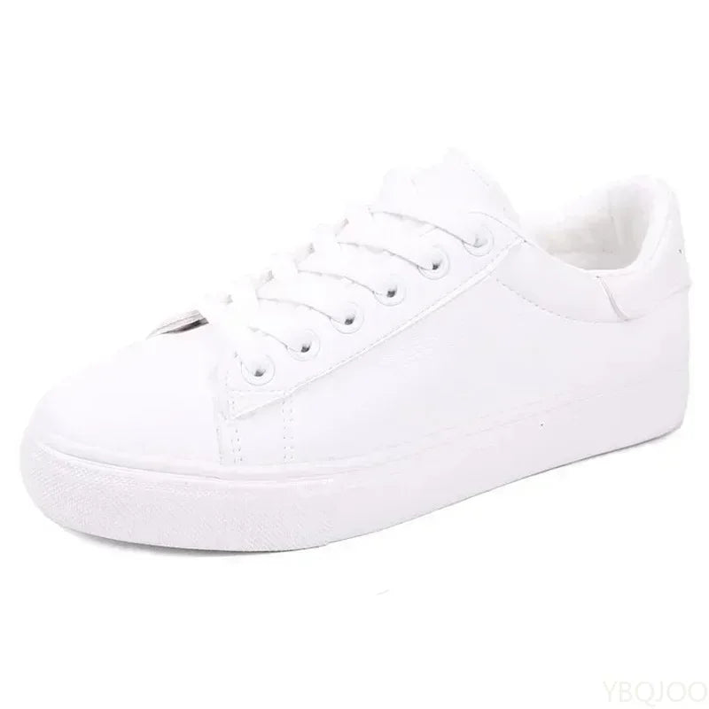 Women's Vulcanize Shoes White Shoe Women Running Spring Autumn Fashion Breathable Lace-Up Casual Sneakers Zapatos De Mujer