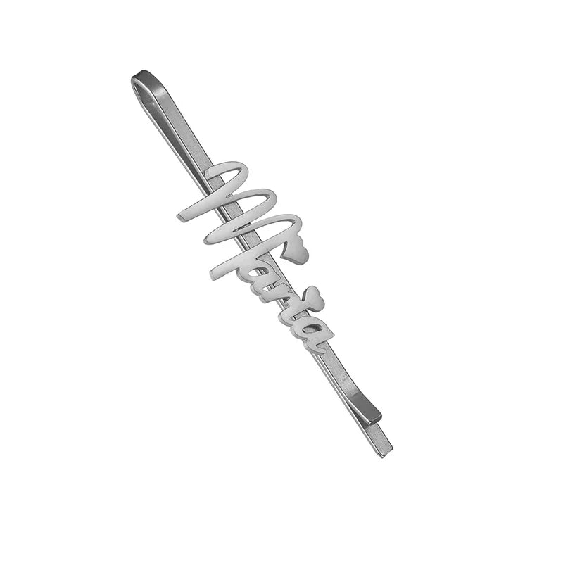Nextvance Customized Name Hair Clips Trendy Personalized Hairpins Stainless Steel For Girl Women Head Jewelry Accessories Gifts