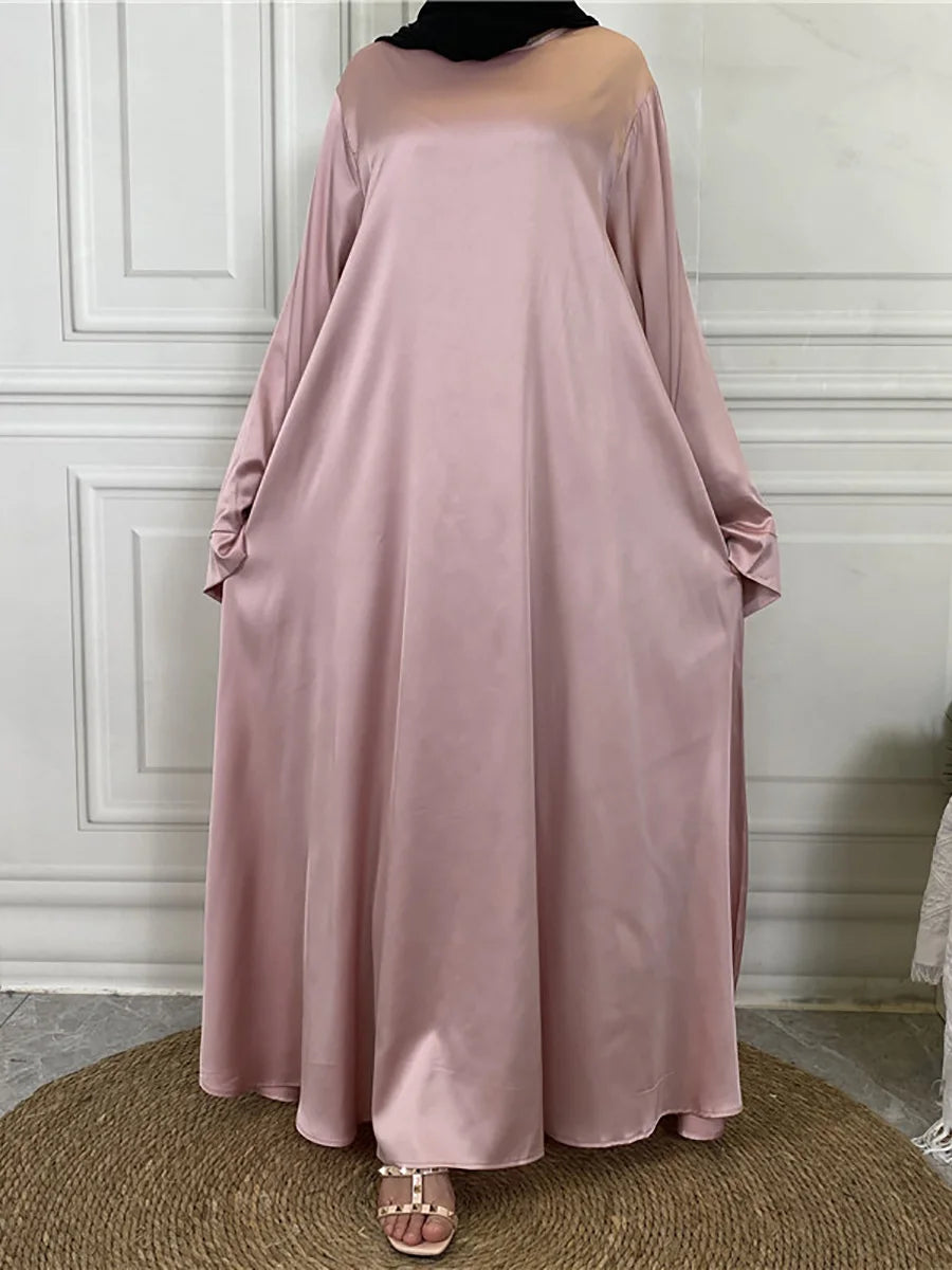 عباية محتشمة رمضان مسلم دي مود ماكسي روب تركيا قفطان ملابس إسلامية مسلمة للنساء حجاب فستان قفطان فساتين
