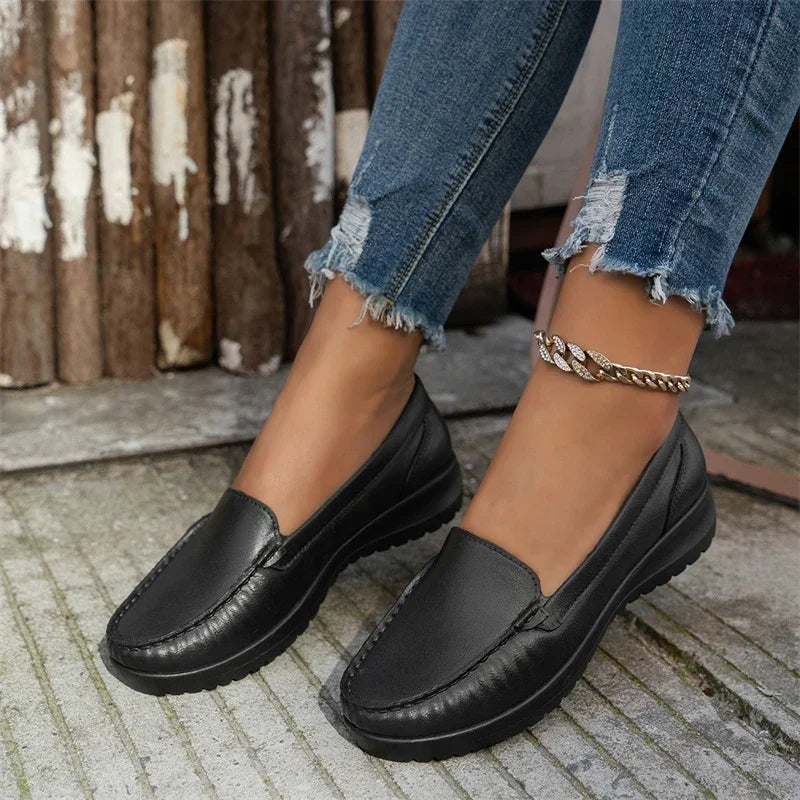 2025 New Summer Style Fashionable Comfortable Thick Wear-resistant and Elegant Bottom One-step Women's Shoes Heightening