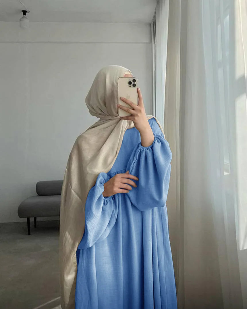 Modest Nursing Clothes for Muslim Women 2025 Elegant Arabic Muslim Dress Eid Dubai Plain Nursing Abaya Fashion Turkey Solid Robe