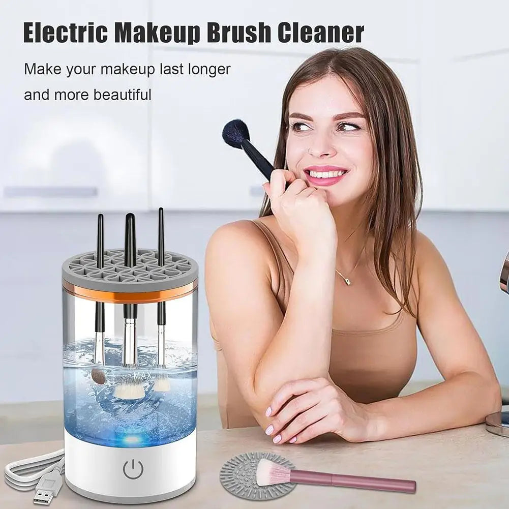 Makeup Brush Cleaner Automatic Spinner