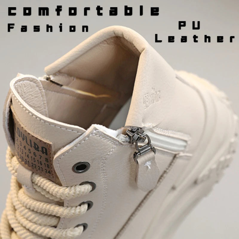2025 New Women Sneakers Luxury Fashion High Top Women Boots Platform Casual Shoes Outdoor Running Shoes for Women Tenis De Mujer
