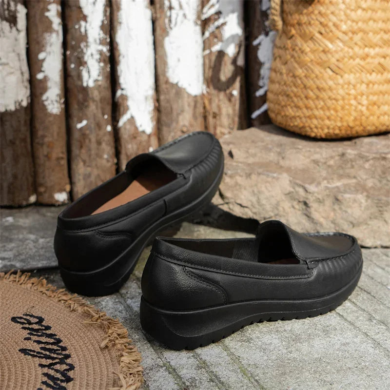 2025 New Summer Style Fashionable Comfortable Thick Wear-resistant and Elegant Bottom One-step Women's Shoes Heightening