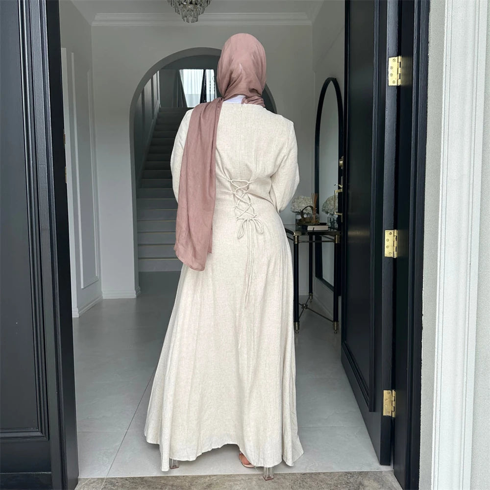 عباية رمضان متواضعة دبي فستان قفطان إسلامي إسلامي ملابس صلاة للنساء فيستدوس بارا موخير رداء قفطان ماروكين فام