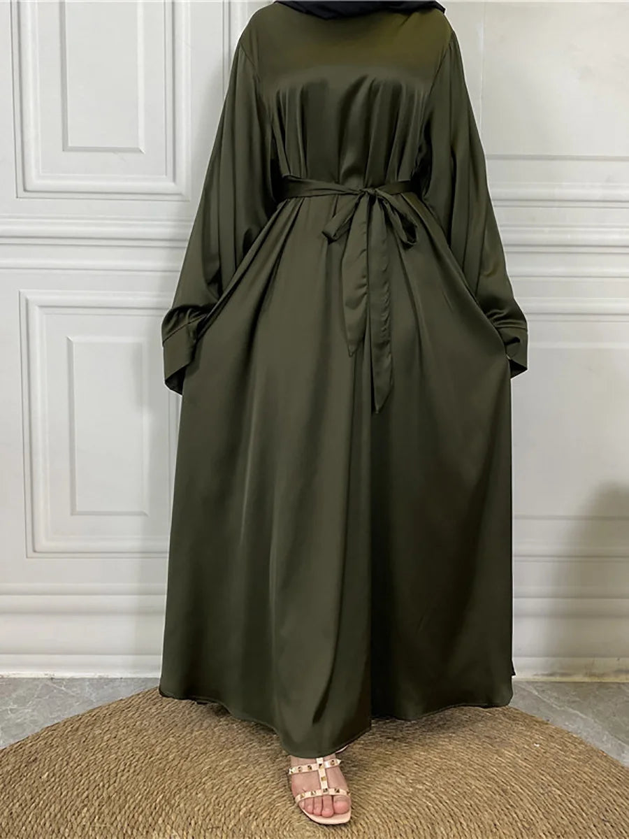 عباية محتشمة رمضان مسلم دي مود ماكسي روب تركيا قفطان ملابس إسلامية مسلمة للنساء حجاب فستان قفطان فساتين