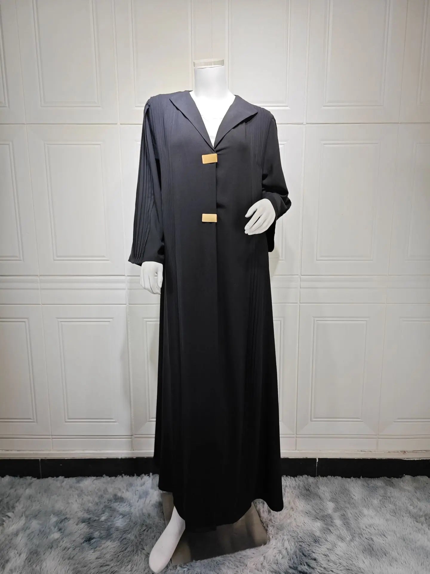 Ramadan Eid Women Abaya Dress Modest Cardigan Party Dresses Lapel Caftan Arab Long Robe Morocco Dubai Kaftan Vestidos Jalabiya