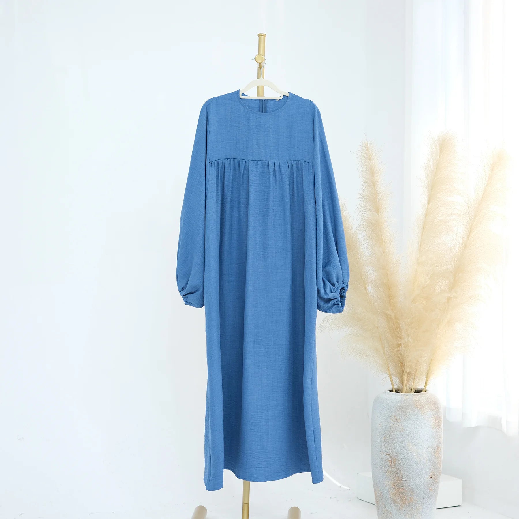Modest Nursing Clothes for Muslim Women 2025 Elegant Arabic Muslim Dress Eid Dubai Plain Nursing Abaya Fashion Turkey Solid Robe
