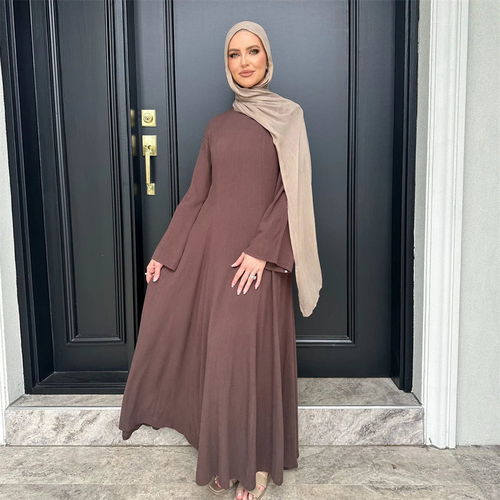 عباية رمضان متواضعة دبي فستان قفطان إسلامي إسلامي ملابس صلاة للنساء فيستدوس بارا موخير رداء قفطان ماروكين فام