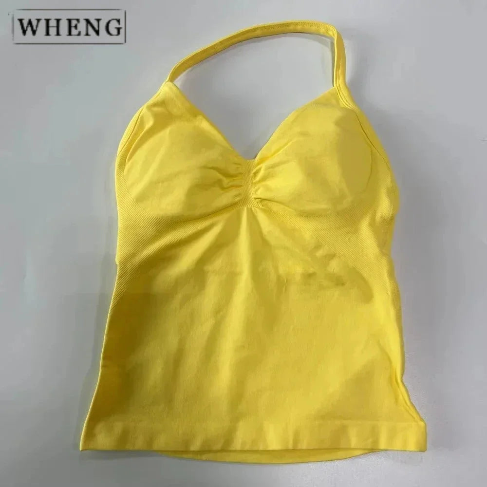 Women's Yoga Clothes  Sports Bras  Sexy Seamless Sportswear  Backless Sportswear  A Must for Training and Sports
